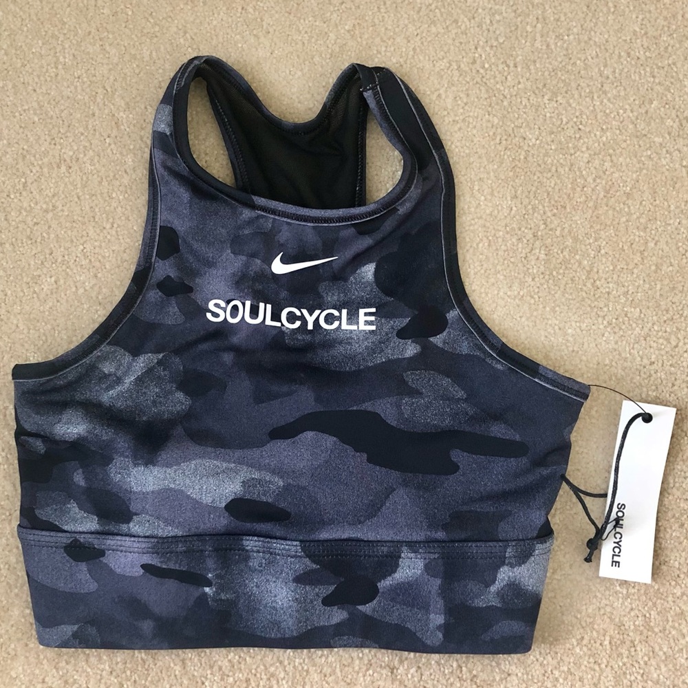 SoulCycle x Nike Everything Camo Sports Bra